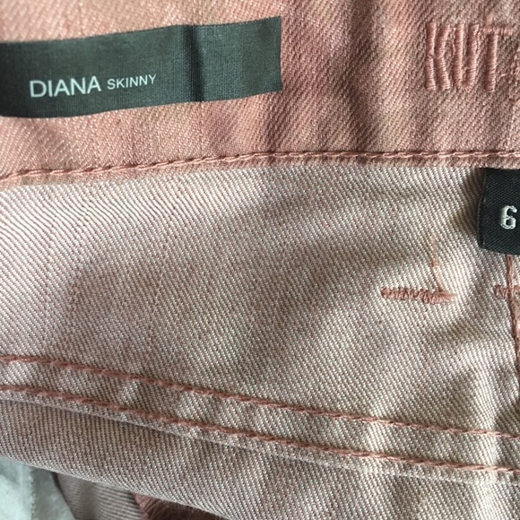 Kut from the Kloth Pink Rose Diana Skinny Jeans - Picture 7 of 9